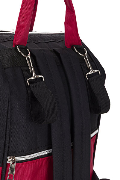 RUBBAG Mother Baby Care Backpack with Thermal Bottle Holder and Stroller Hanger