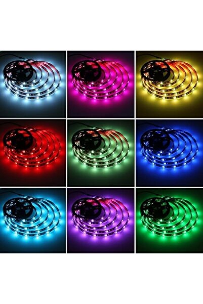 Generic NEW USB LED Strip Lights and Remote Control, 9.84FT/3M, 5050 RGB Flexible Color, 5 Volts Safe and To