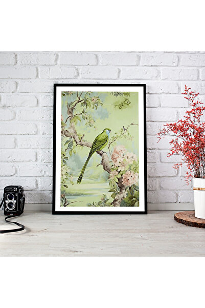 woodsia Tablou cu poster din lemn MDF cu aspect de cadru dintr-o bucată BDMD ...