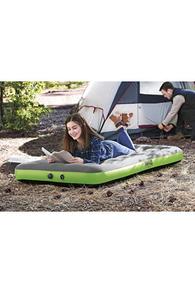 PAVILLO Bestway 1.88 m x 99 cm x 22 cm Roll & Relax Air Mattress Twin with AirCinch Inflation System