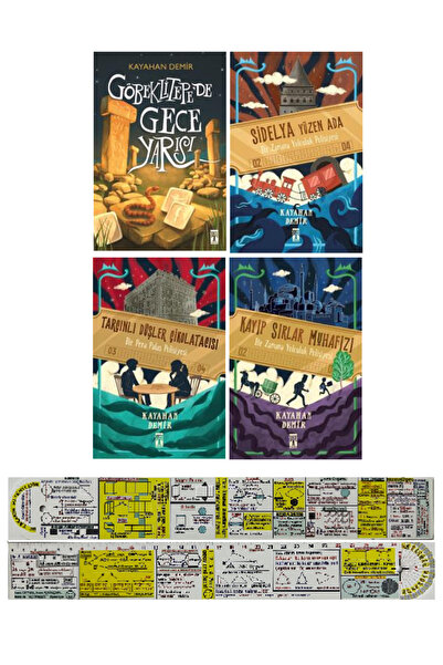 Genç Timaş Kayahan Demir 4 Kitap Set Gençler için Polisiye / Göbeklitepe'de G...