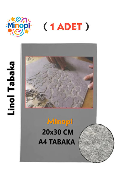 Minopi ( 1 Adet ) Linol Tabaka Levha 2,5 mm A4 Boyutunda 1. Kalite Linol Muşa...