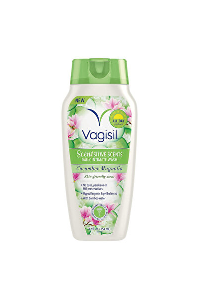 Vagisil فاجيسيل غسول يومي للمناطق الحساسة برائحة الخيار وماغنوليا | Cucumber Magnolia ا354 مل