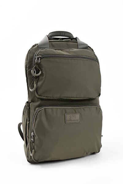 571 Collections Çanta Ultra Light Stylish and Waterproof Medium Backpack Khaki Green Model: (571-13-9F)