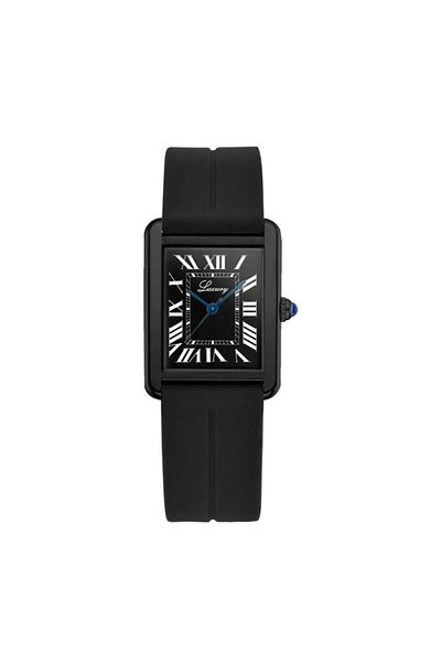 Luxure Men's Rubber Watch with Unique Design