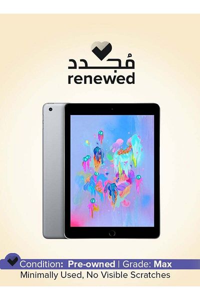 iPad Pro Pre-Owned iPad 6th Gen 2018 9.7 inch 128 GB Space Gray Sim