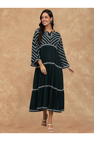 alaya Hand Embroidered Chikankari Modal Jalabiya-AL4015