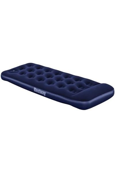 BESTWAY | Air Mattress, Junior Twin Size with Built-In Foot Pump and Pillow | Inflatable Mattress fo