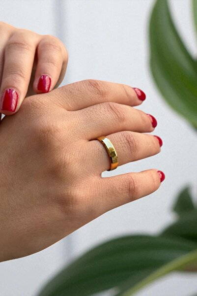 Utku Kuyumculuk 22 Ayar 4 Mm Düz Alyans Yüzük