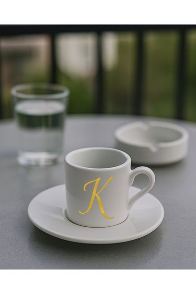 TREND YANKI Letter Printed T. Coffee Cup