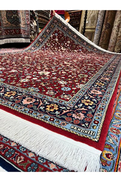RD RAMAZAN DAĞ EL HALI SANATI El Dokuma Hereke Halısı İmzalı Kır Çiçeği Model...