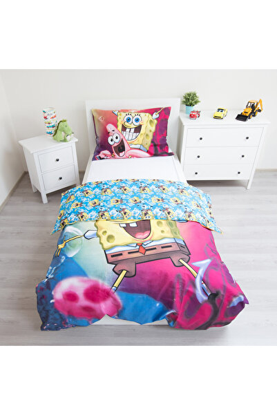 SPONGEBOB BikiniBottom bedding set 140×200cm, 70×90 cm