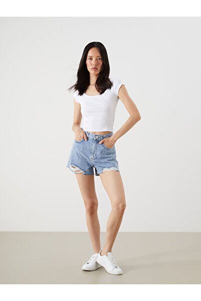 LC Waikiki Trending Products from Freezen Store |   Mom Fit Ripped Detailed W...