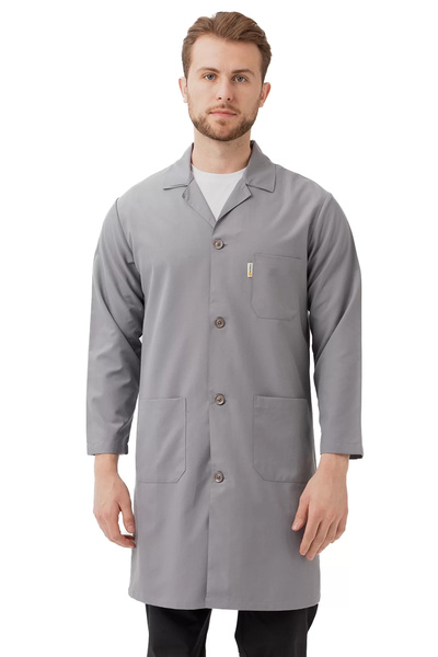 PayBuy Men's Long Sleeve Business Apron 75 Polyester Oekotex Vanessa Apron Collar Comfortable