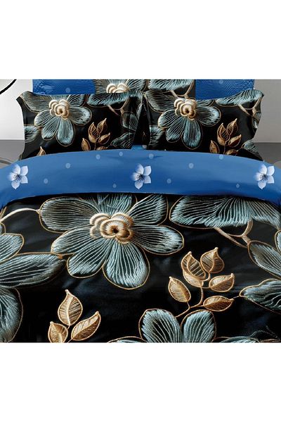 CHIRASO CHIRASO Bedding, Finet 5D Identical to the picture, ELASTIC Sheet 180x200+25cm, Duvet Cover, 2 Pillowcases