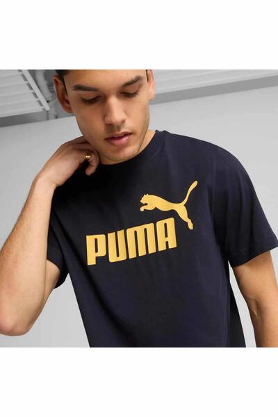 Puma Ess Logo Tee Чоловіча футболка 682533-16 СИНІЙ
