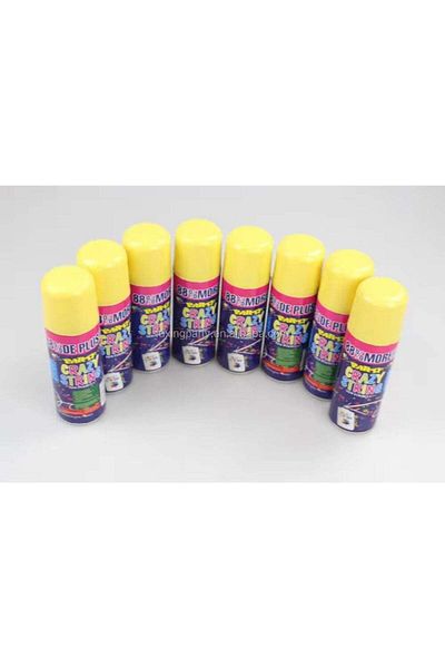 Generic Color String Spray for Parties – Color Yellow– Safe and Fun for Kids