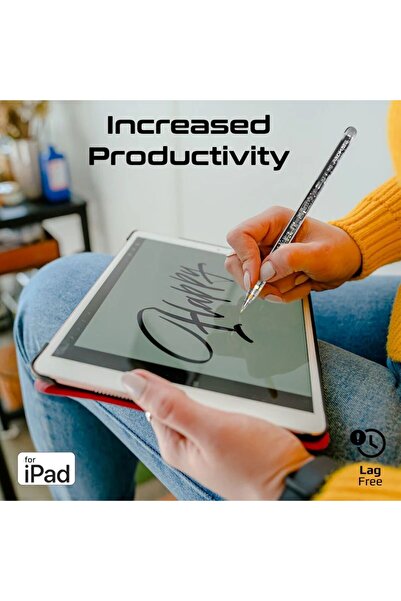 Promate Transparent Precision Active Stylus Pen with Palm Rejection