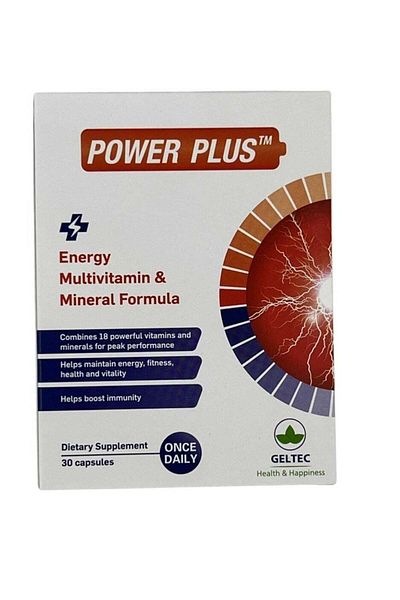 Power Plus GELTEC POWER PLUS CAP 30S