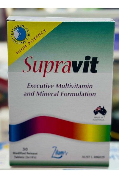 ZIFAM Supravit Multivitamin and Mineral Tablets 30's