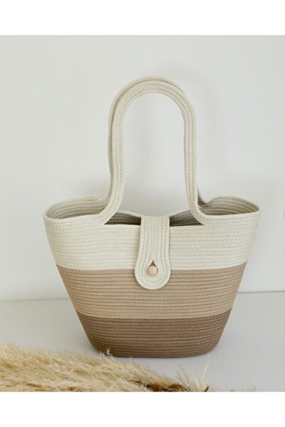 AFA COLLECTION Straw Look Summer Beach & Casual Shoulder Bag