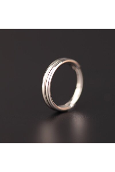 İmgeTattoo Çift Sıra 10mm x 1.2mm Çelik Kilitli Halka Piercing