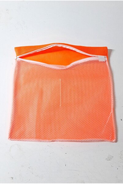 Evvano Orange - Zippered - Sensitive Laundry Slippers Shoes Washing Net Large Size