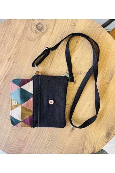 Handream Colorful Mosaic Bag Practical Mobile Phone/Messenger Bag