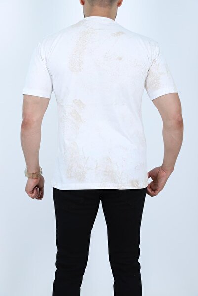 FREZZBİ Patterned Printed Men's T-Shirt