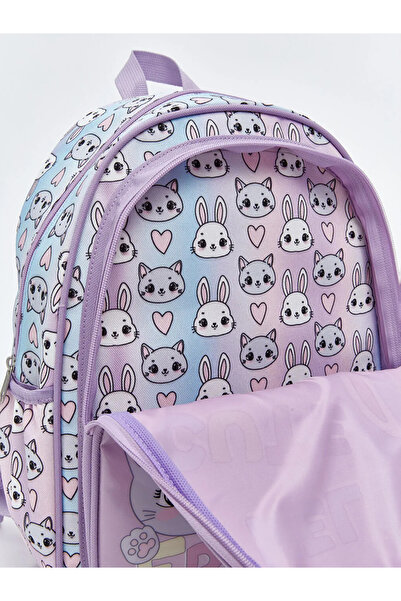 LC Waikiki Lcw Accessories Lilac Printed Girl's School Bag