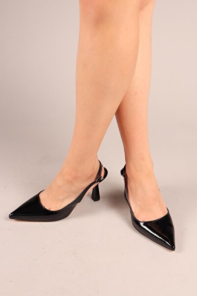 Birikon Luma Open Back Stiletto Black