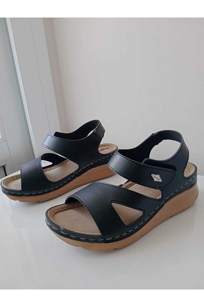 Esem Cross Black Sandals