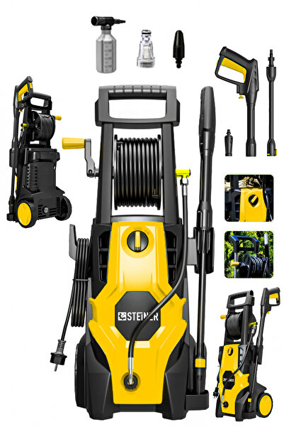 STEİNER 180 Bar Çelik Şanzuman Musluk Ve Kovadan Çekme Özellikli Yüksek Basın...