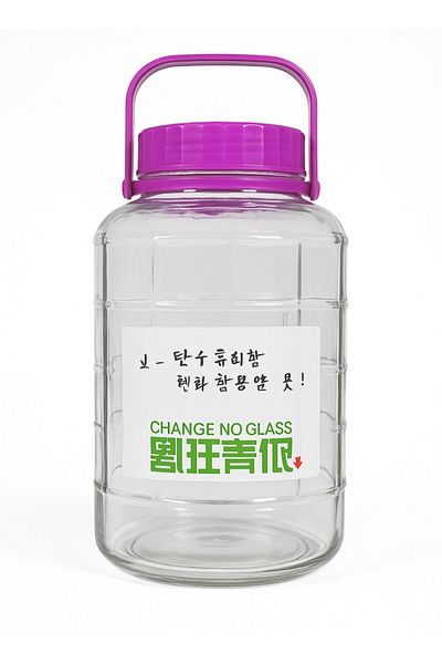 bakraj 6 liter glass jar