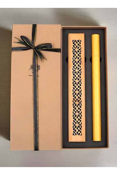 Generic Bakhoor BoSidin Bakhoor Incense Gift Box 20 pieces Cambodian Oud Sticks Long with Wooden Incense Bu