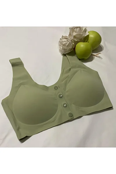 R.Y LINGERI Seamless No Underwire Front Open Button Ghost Bra (Nursing Bra)