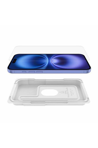 Belkin SCRENFORCE UltraGlass 2 AM Screen Protector for iPhone 16 Plus/15 Plus/14 Pro Max (Transparen