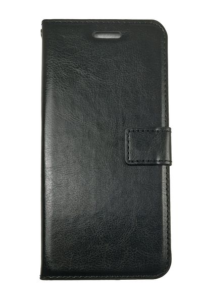 OEM Case compatible with Samsung A7 2016, Black case, imitation leather