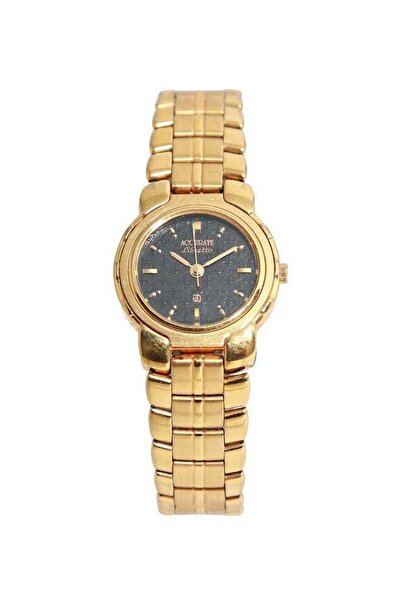 ACCURATE ساعة نسائية أنالوج من الفولاذ المقاوم للصدأ ALQ222