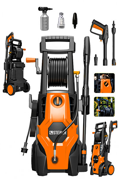 STEİNER 180 Bar Çelik Şanzuman Musluk Ve Kovadan Çekme Özellikli Yüksek Basın...