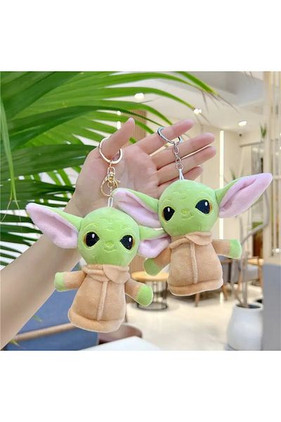 NB market Starwars Yoda Plush Keychain Bag Ornament Doll Baby Yoda Plush Toy