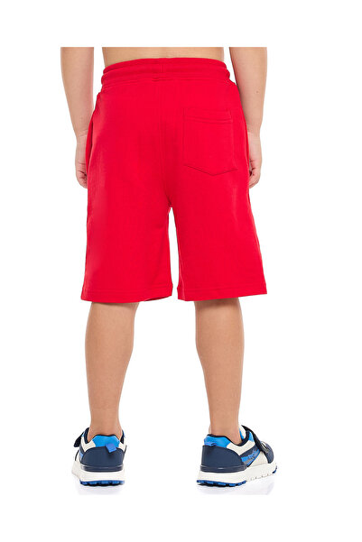 R&B Printed Bermuda Shorts with Drawstring Waist