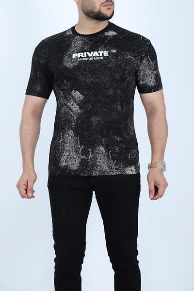 FREZZBİ Patterned Printed Men's T-Shirt
