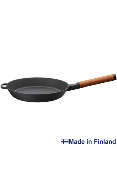 FiSKARS Tigaie antiaderentă din fontă, Norden, 24 cm (negru/maro)