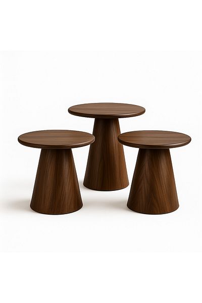 Vi Markets Luna Wood Set - Brown