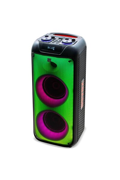 Electromures Boxă Bluetooth portabilă cu microfon și telecomandă EM 1008 (negru)