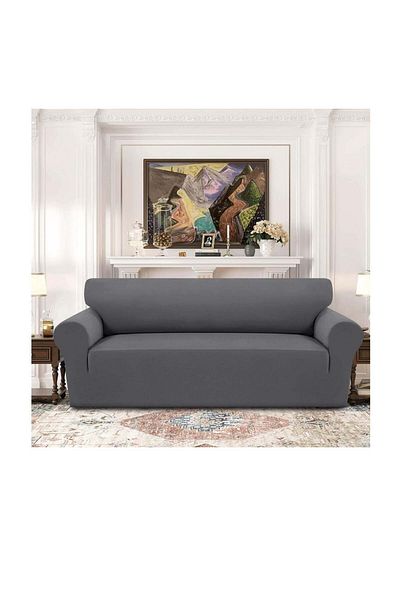 Generic Sofa Cover Stretch Sofa Cover 1 Piece Living Room Sofa Cover Washable Kids/Pet Furniture Protector