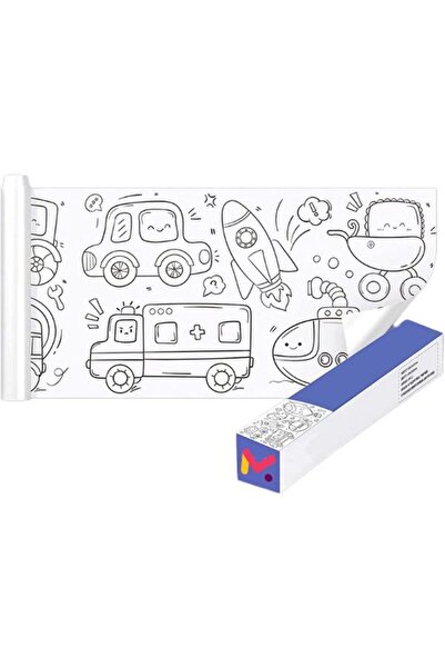 Mercaton Rola hartie auto-adeziva si decupabila pentru desenat si colorat, 3m...