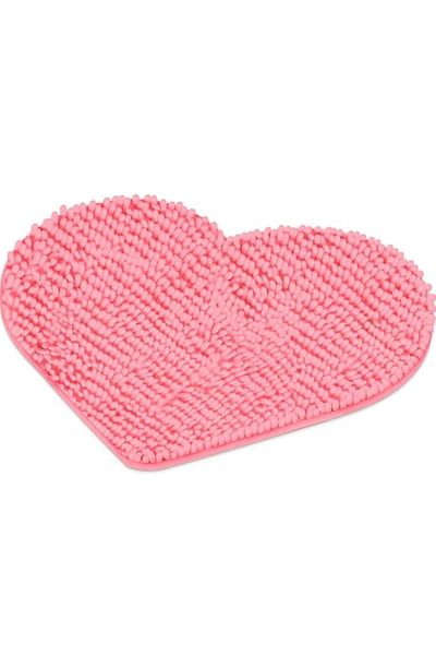 Generic NALACAL Heart Shaped Rug Love Decorative Floor Mat Heart Shag Shower Mat Non Slip Washable Doormat