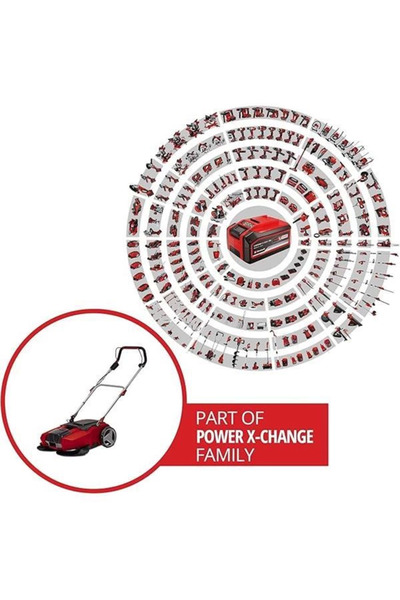 Genel Markalar Akülü Zemin Temizleme TE-SW 18/610 Li-Solo Power X-Change , Kırmızı - 2352040